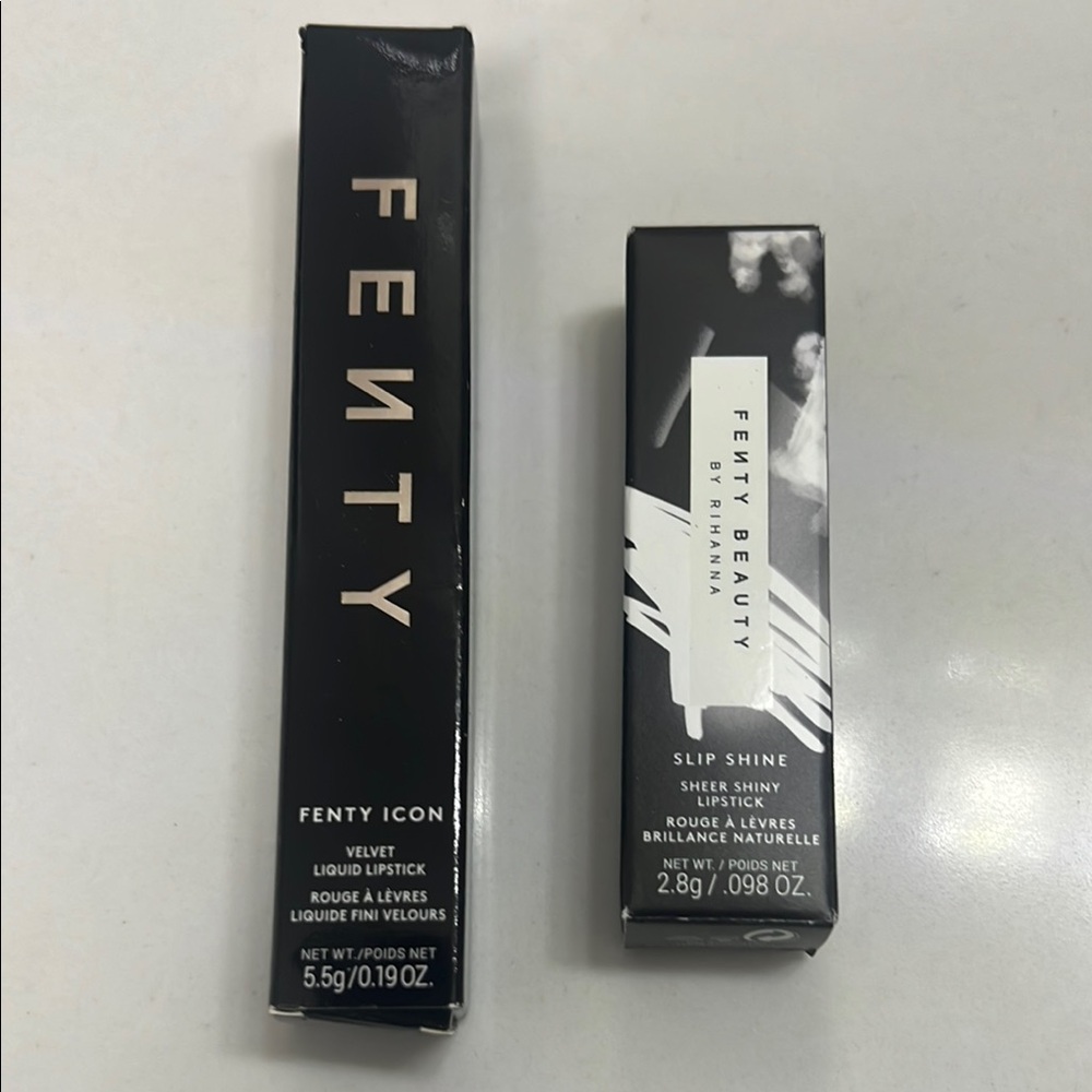 NEW Fenty Beauty: Icon Velvet Liquid Lipstick & Slip Shine Sheer Shiny Lipstick